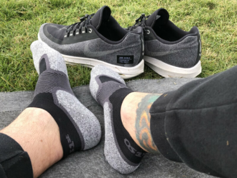 WP4 sneakersokken pasvorm op de voeten