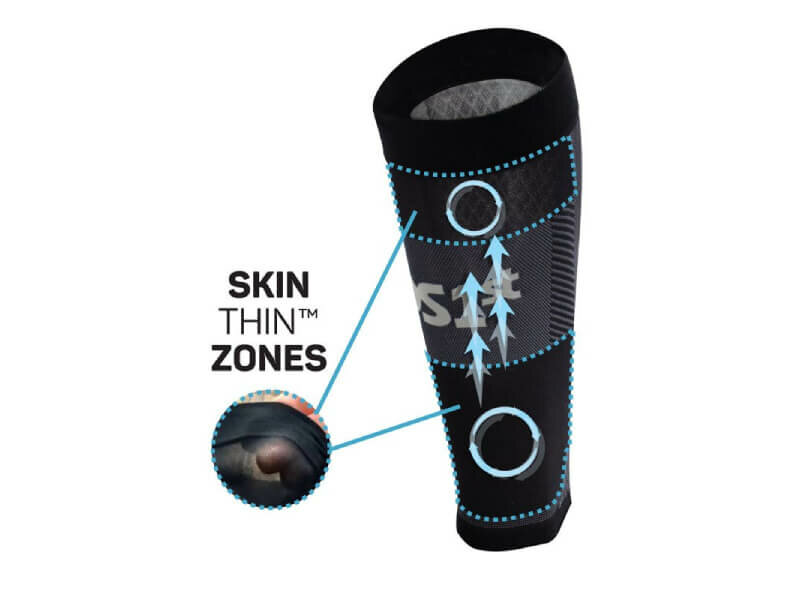 TA6 kuitbandage zwart skin thin zones