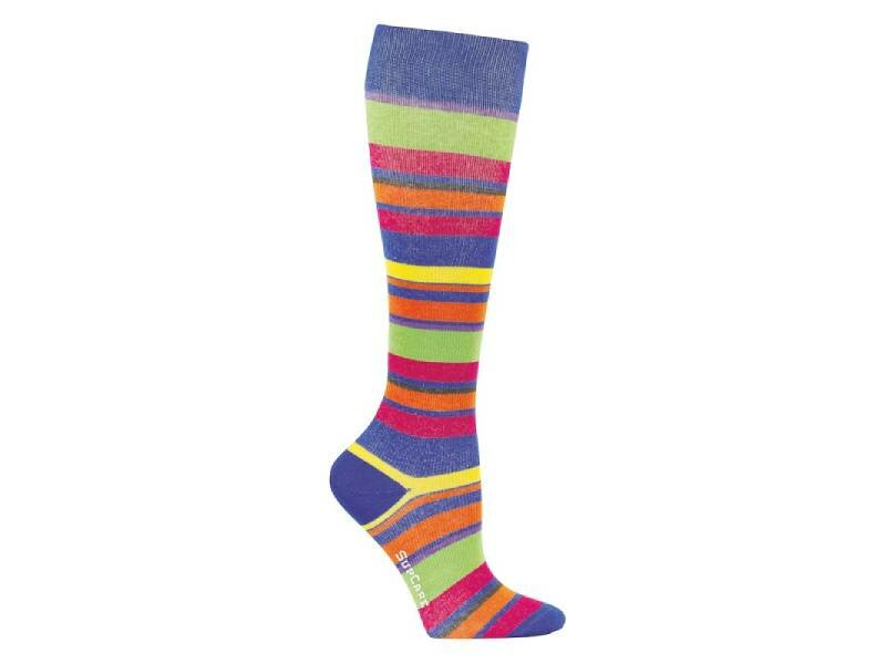 Compressiekous Happy gekleurd gestreept