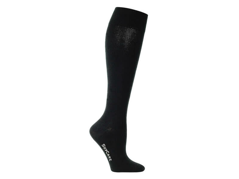 Supcare compressiekousen wool jeans black