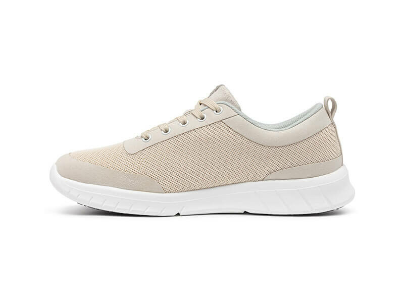 Alma sneaker schoen taupe binnenzijde rechts