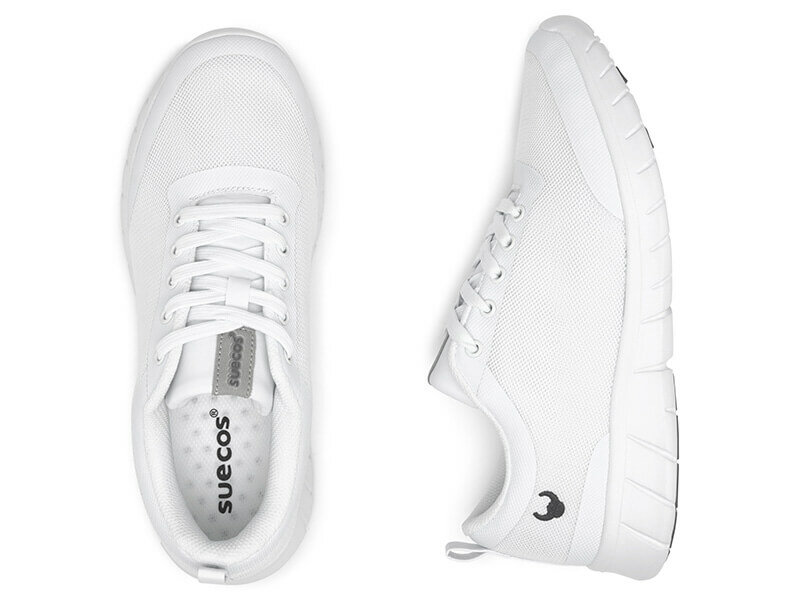 Suecos anti slip schoenen Alma wit Lichtgewicht schoenen