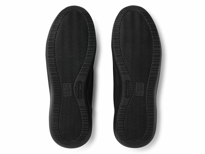 Suecos schoenen natt antislipzool zwart