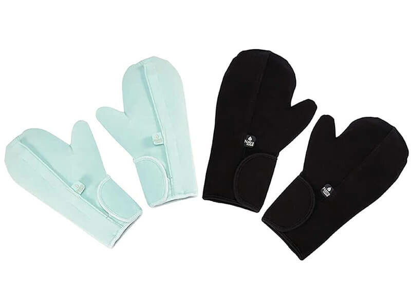 Koude en warmtetherapie wanten turquoise en zwart