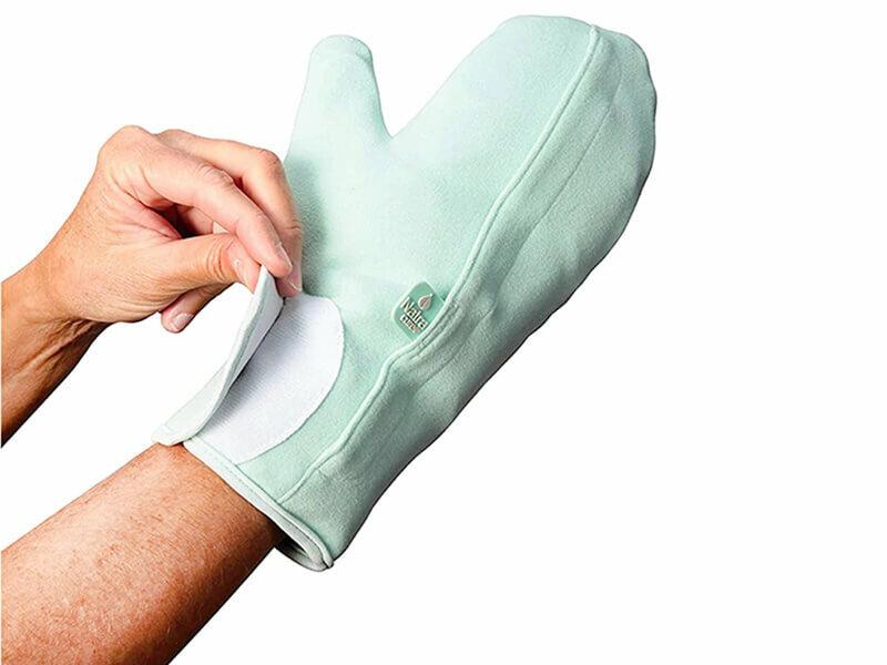 Koudetherapie want turquoise groen met klittenbandsluiting