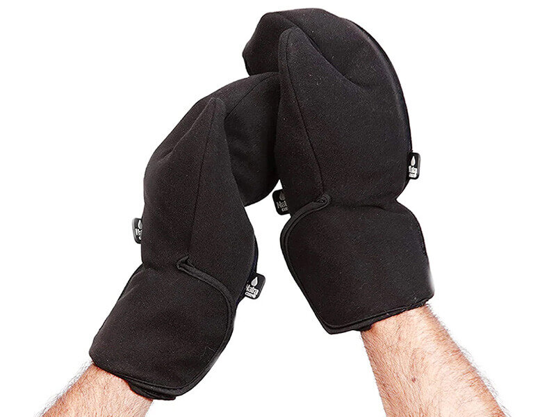 Koudetherapie want zwart comfortabele pasvorm
