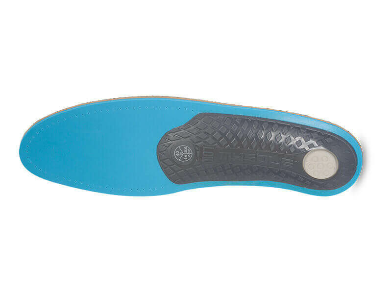 Onderkant mysole daily arch high inlegzool lichtblauw grijs