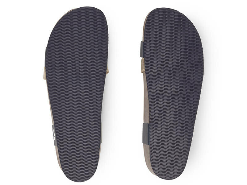 Donkerblauwe zool suecos sandaal dames model syren navy