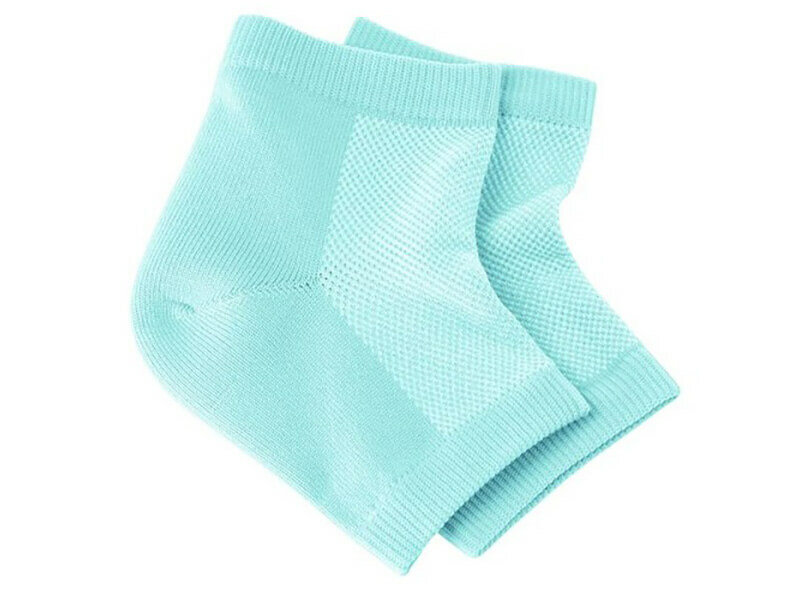 Paar hielbeschermers turquoise natracure