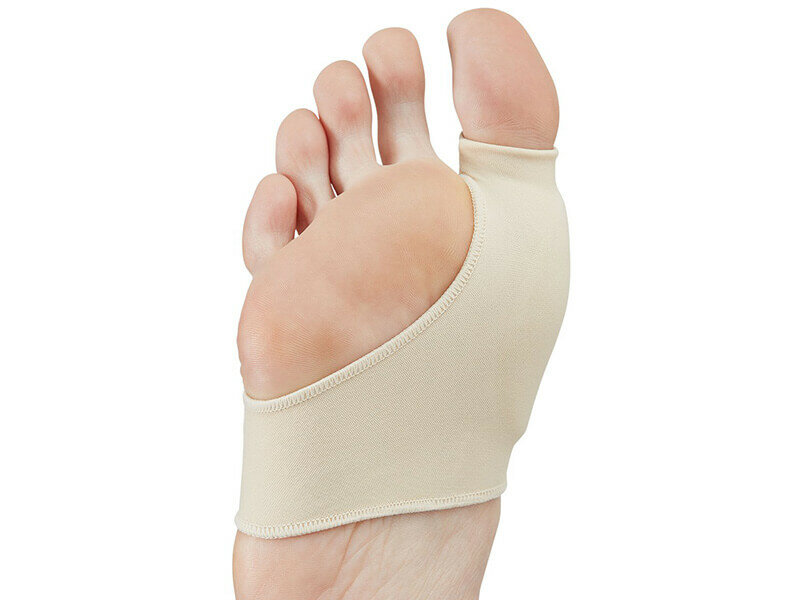 Onderkant hallux valgus beschermingskous naturel