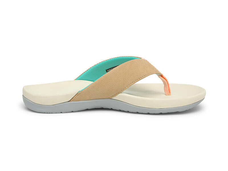 Suecos damesslipper model havsand beige links binnenkant