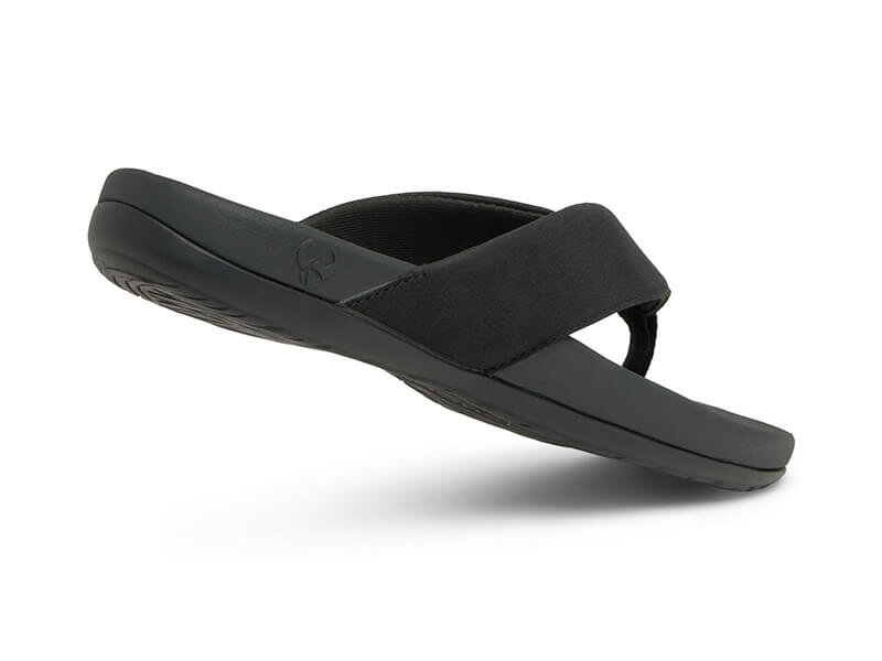 Suecos havsand slipper unisex zwart met zwarte zool