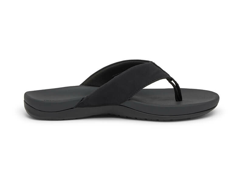 Suecos slipper unisex model havsand zwart links binnenkant