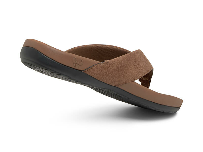 Suecos havsand slipper unisex bruin met donkerbruine zool