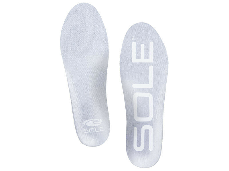 Paar sole active thin inlegzool lichtgrijs