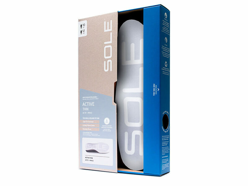 Verpakking sole active thin inlegzool