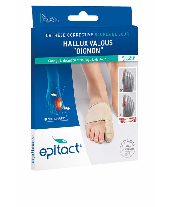 Epitact corrigerende orthese voor hallux valgus