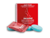 Akileine bruisende voetbadtabletten 6 stuks van 20gr