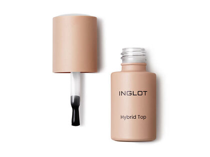 11 hybrid top coat flesje inglot nagellak kwast en flesje
