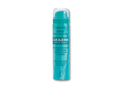 Akileine cryo relaxing spray voor vermoeide benen