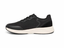 Suecos schoen vinter zwart wit binnenkant rechts