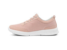 Alma sneaker schoen binnenzijde rechts kleur peachy met witte zool