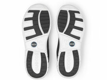 Antislipzool wit met zwart alma sneaker schoen
