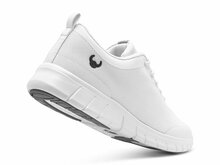Alma sneaker schoen wit met witte anti slip zool