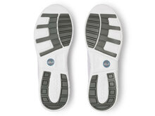 Antislipzool wit grijs latt lila sneaker schoen