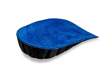 Mysole special heelcup blauw velours achterzijde