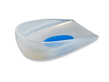 Mysole special sillisoft gel heelcup met blauwe spot achterkant