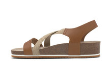 Suecos dames sandalen model syren binnenzijde kleur bruin