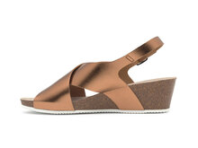 Suecos dames sandalen model ros binnenzijde kleur brons