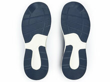 Suecos schoen vinter anti slip zolen blauw wit