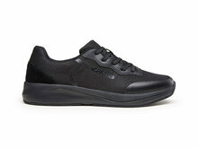 Sneaker schoen vinter zwart zijaanzicht rechts