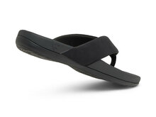 Suecos havsand slipper unisex zwart met zwarte zool