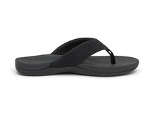 Suecos slipper unisex model havsand zwart links binnenkant