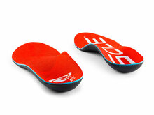 Paar sole active wide medium inlegzool rood met diepe heelcup