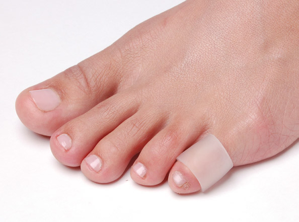 silicone beschermer om de kleine teen