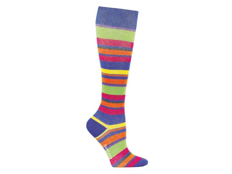 Compressiekous Happy gekleurd gestreept
