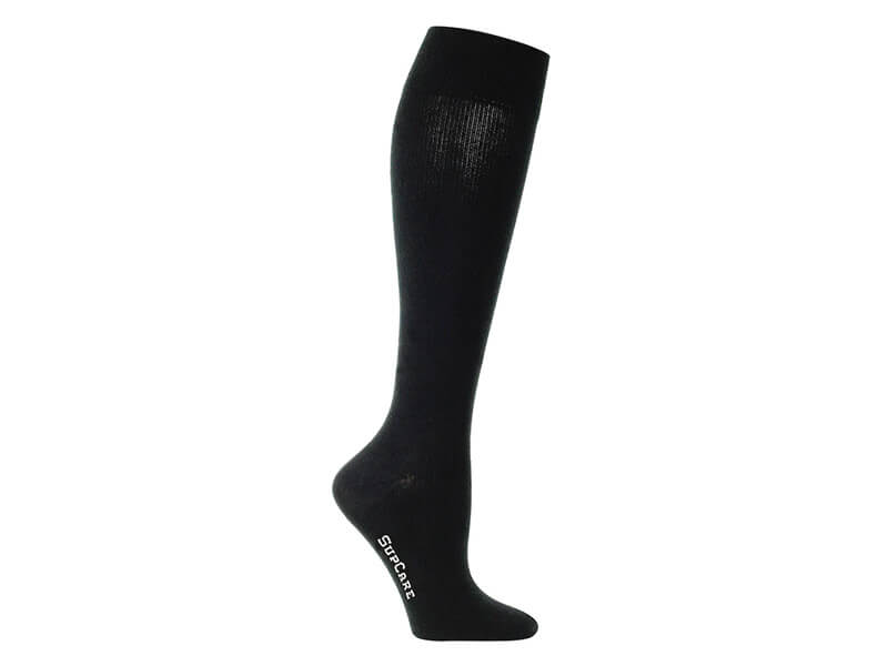 Supcare compressiekousen wool jeans black
