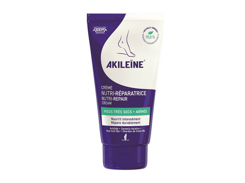 Akileine nutri-herstellende droge voeten creme