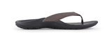 Sole dames slipper Baja Dark Brown zij