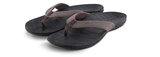 Sole dames slipper Baja Dark Brown schuin boven