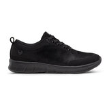 Suecos schoenen Alma Velvety all black zijkant