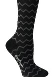 Supcare compressiekousen Electric Black detail
