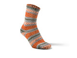 Wollen sokken model Bunt kleur oranje gemeleerd