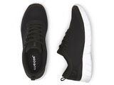 Paar alma sneaker schoenen zwart met witte zool