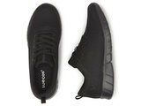Paar alma sneaker schoenen zwart met zwarte zool