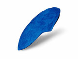 Mysole heelpad verlours blauw